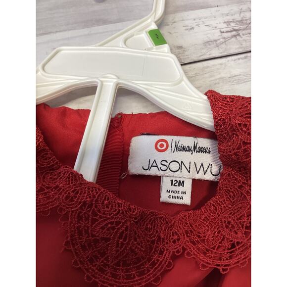 Jason Wu for Target Baby Girls Red Elegant Chic Cute Lace Dress Size 12M - Picture 3 of 3